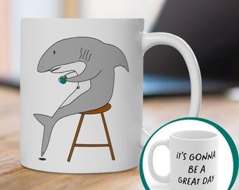 Great Day Great White Shark Mug 11oz