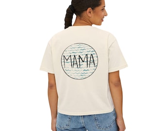 Wavy MAMA T-Shirt, Beachy Mama Tee