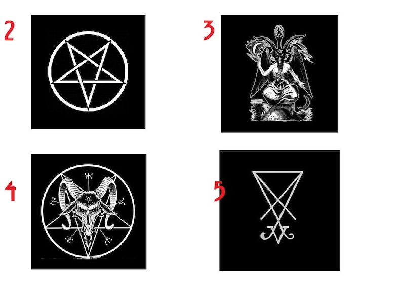 Sigil detail metal hair stick with inverted pentagram Kawaii Pastel Nu Neo Goth Gothic Witchy Occultist Satanic Pagan Occult Image