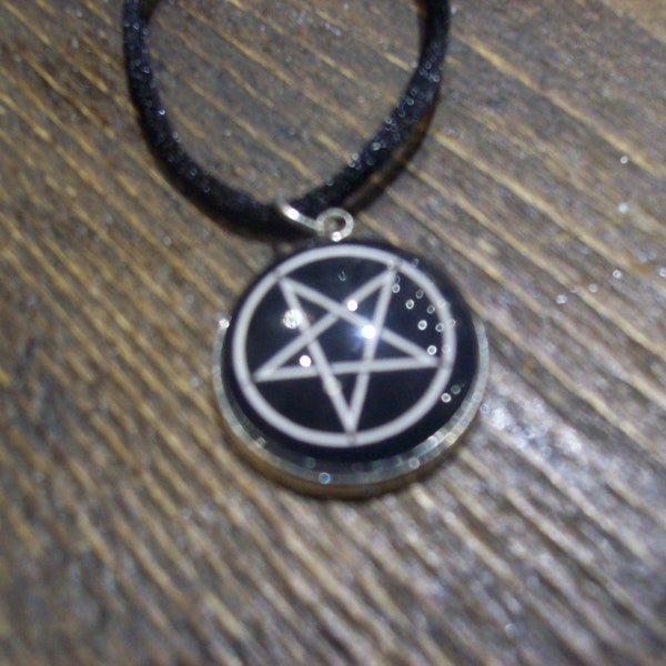 Nu Pastel Goth Gothic Witchy Witchcraft Pagan Wicca Occult Black Metal Lucifer Church of Satan, Witch Style Pendant