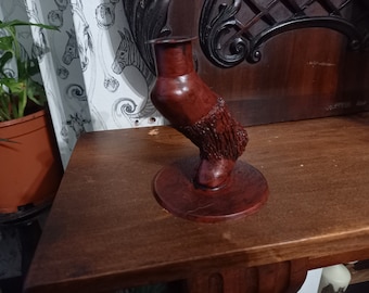 OOAK Altar Kerzenhalter, satanisch okkulte "Dämonische reskulpturierte Porzellanpuppe Fuß" :goth witchy witch