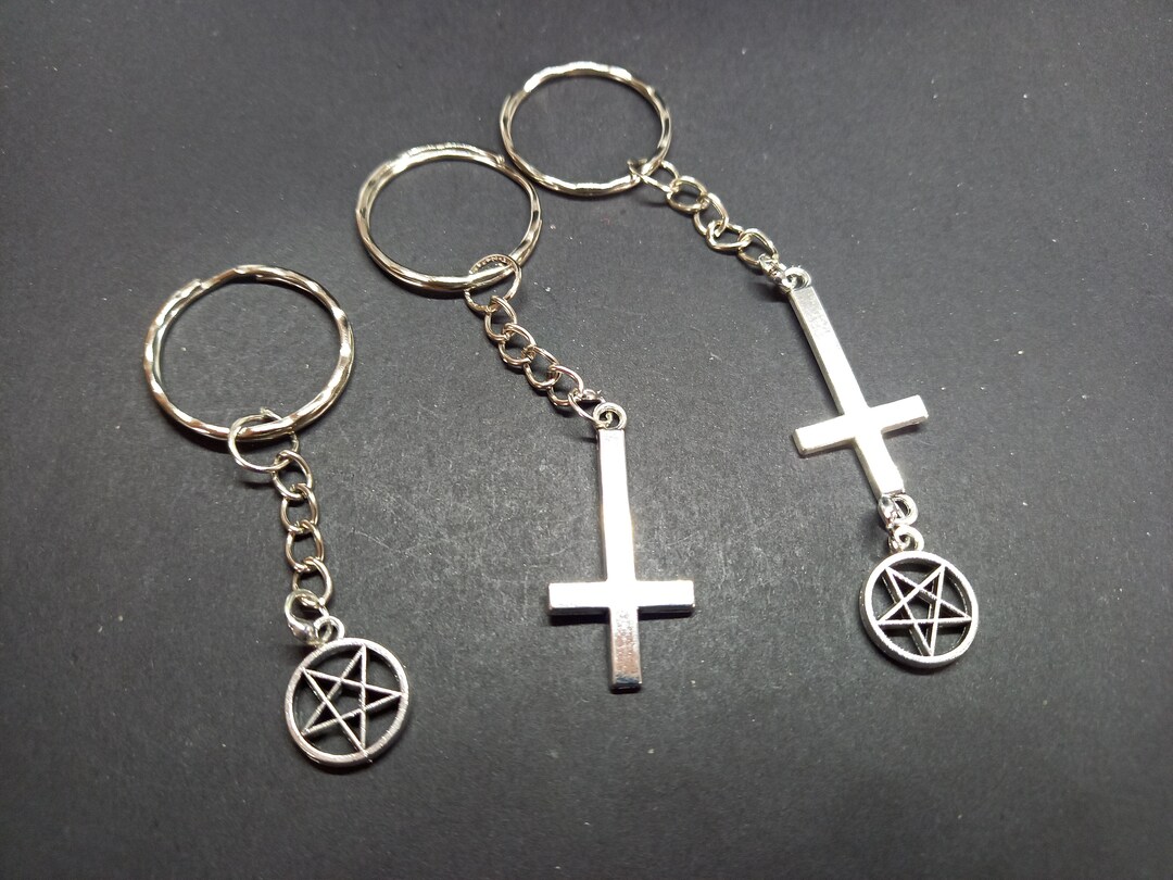 Satanic Key Rings ,various Styles :goth Witchy Killstar Witch Occult ...