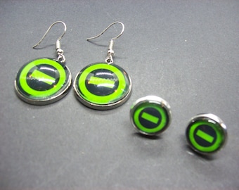 Type O Negative Logo Earrings Pete,Peter Steele "Inspired" :Goth Gothic Doom Metal witchy