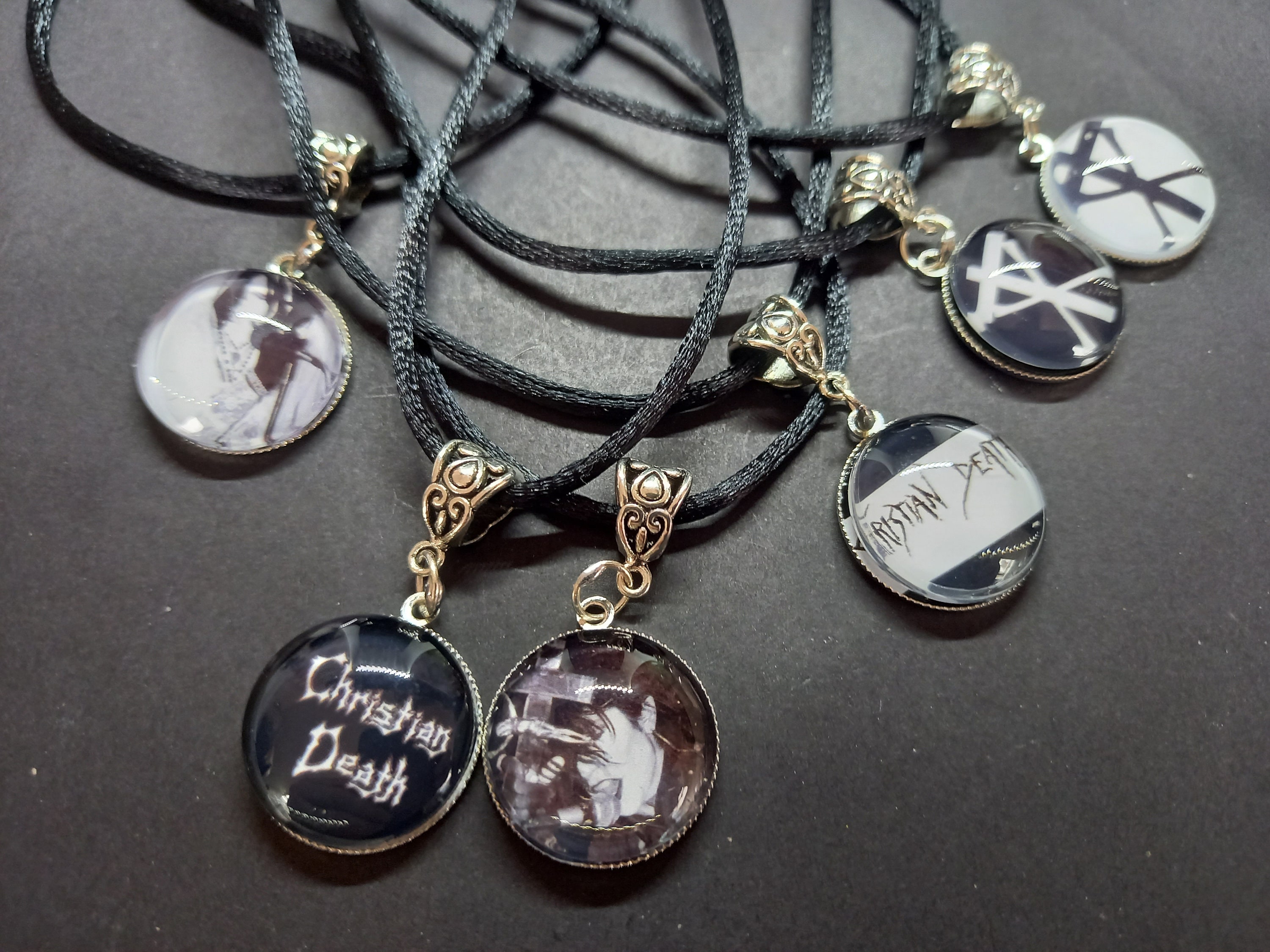 Necklace ,rozz Williams Christian Death Inspired :goth Gothic Old