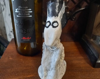 OOAK Hand Sculpted Frankenstein Braut Skulptur, Gothic Horror Decor