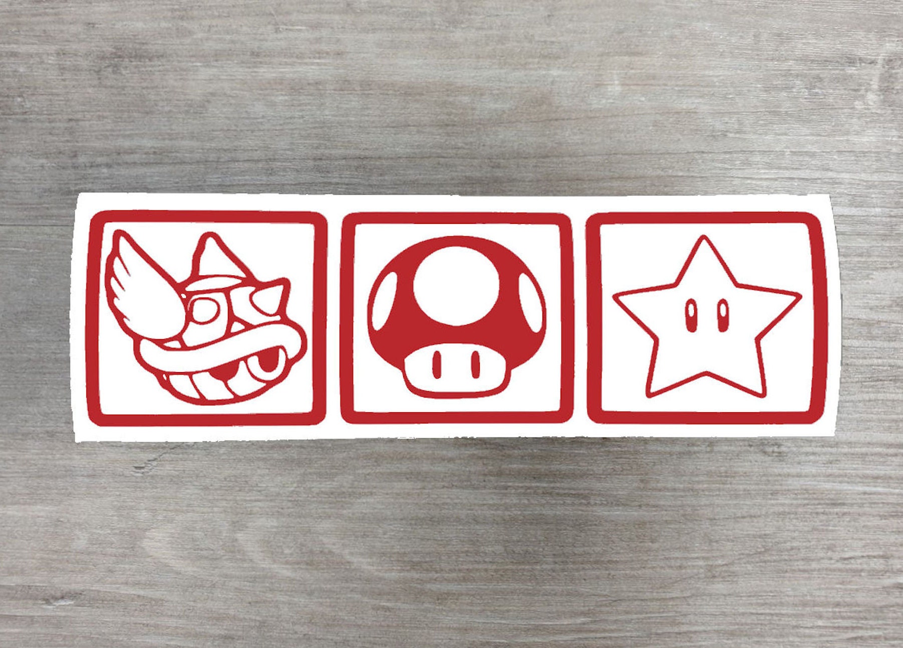 Mario Kart Sticker Vinyl Decal For Car / Laptop / Wall / Etsy