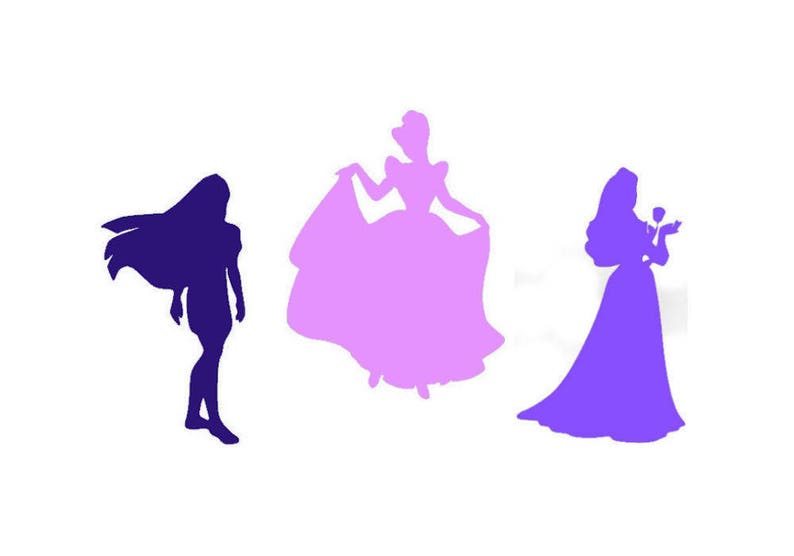 Disney Princess Vinyl Sticker for Car/Wall/Window/Laptop/ Etsy