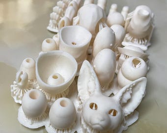 Non finished/Original parts Small Fox pet BJD pet animal for 1/12 1/8 1/6 1/4 1/3 Bjddoll & Blythe-Movable body fennec fox