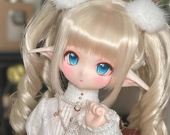 Dollfiedream Elf Doll Ear 1.1 - one pair Elfear - For GL Loli Yami DDH01 Mdd sd 1/3 1/4 1/6 Tinyfox BJD Bjddoll Smartdoll
