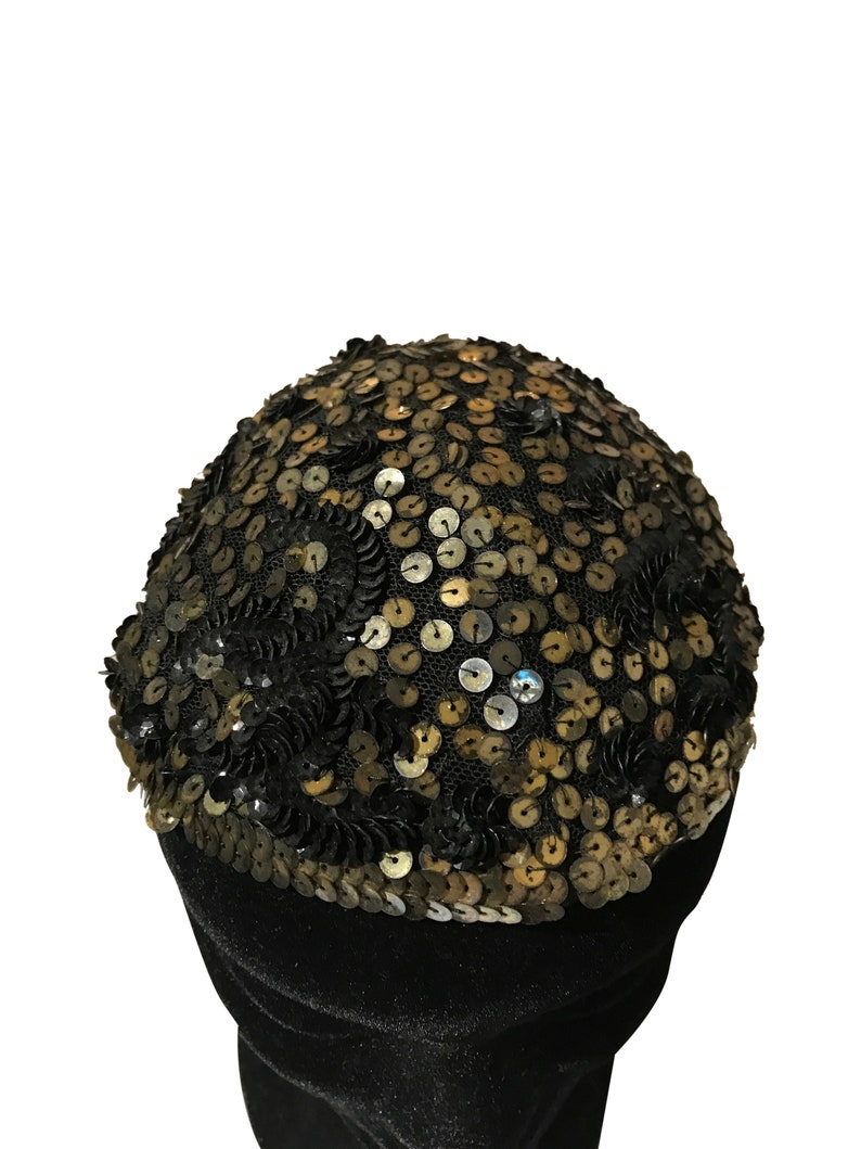 SOLD 1920s Sequinned Hat