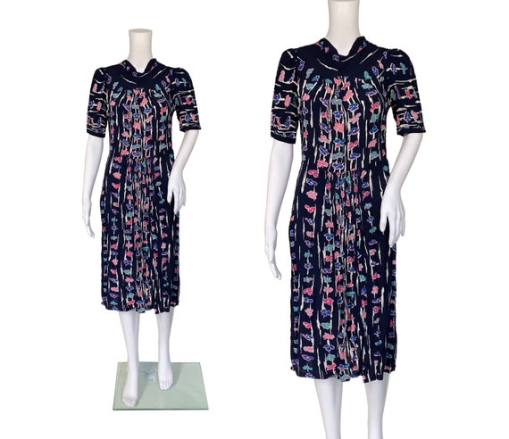 1940s Crepe Dress