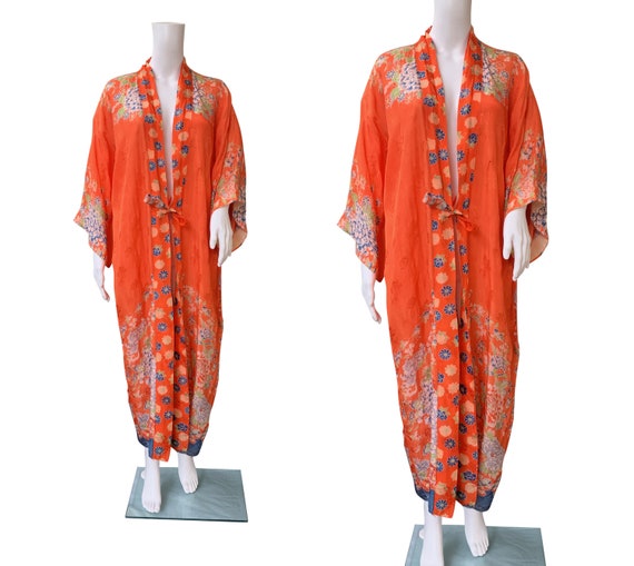 SOLD - 1930s Rayon Blend Kimono Jacket