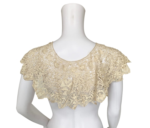 1920s Maltese Lace Cape