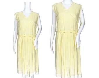 1920s Rayon Blend Day Dress