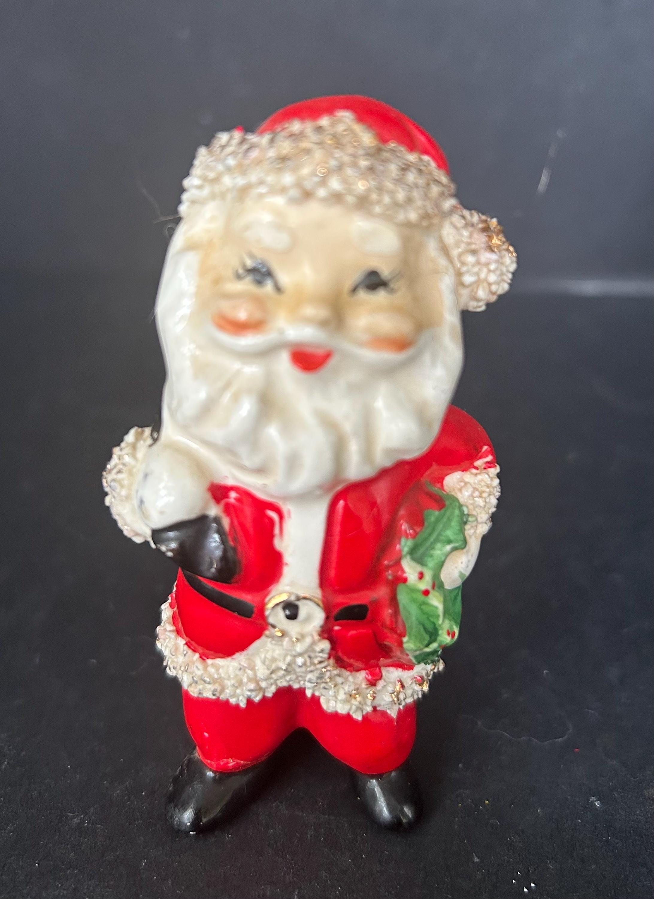 磁器　ヴィンテージ￼ サンタクロース　レア Vintage Miniature Ceramic Santa Japan - Etsy