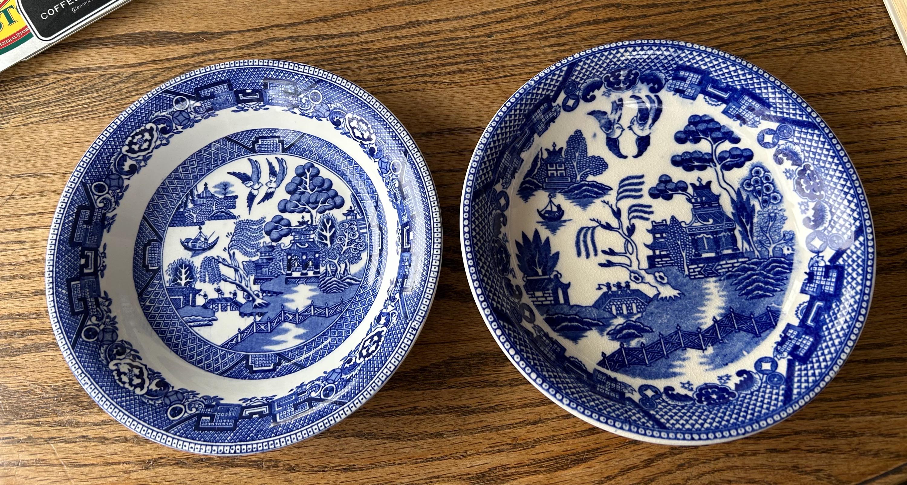 Blue Willow Bowls - Etsy