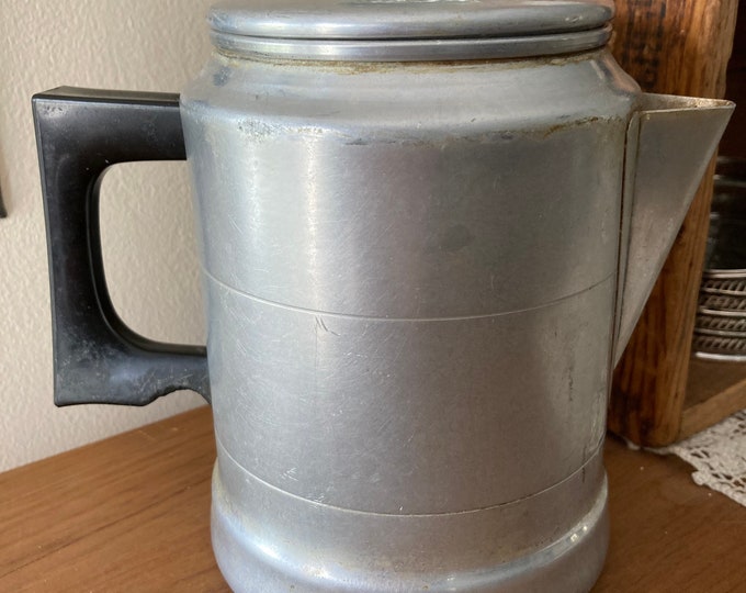 Vintage Comet 5 Cup Aluminum Coffee Pot/percolator. Made in USA Etsy