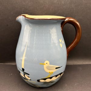Seagull pitcher. Babacombe Pottery Torquay 12 ounce Creamer.