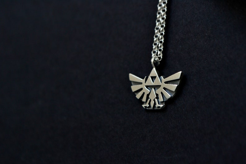 Zelda Necklace Legend of Zelda Triforce Men Jewelry Gamer Etsy