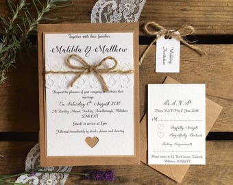 wedding invitations etsy