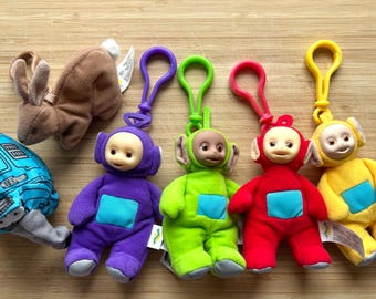 Vintage 1998 Teletubbies Tinky Winky Jingly Plush - Etsy
