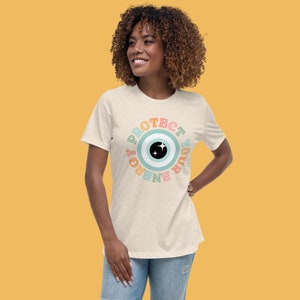 Protect Your Energy Evil Eye Women&#39;s Relaxed T-Shirt