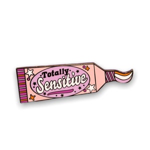 Totally Sensitive Zahnpasta Emaille Pin