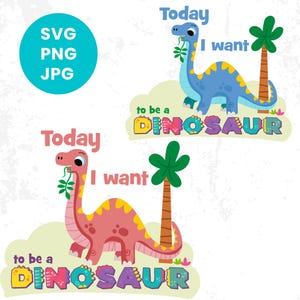 Dinosaur Sublimation Design | Girl Dinosaur | Boy Dinosaur | SVG Dinosaur | PNG Dinosaur