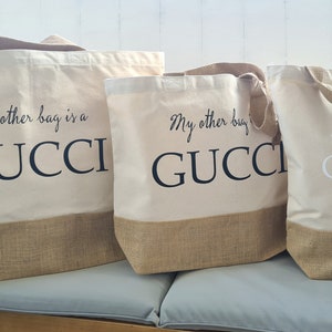 Jute Shopper/Strandtasche in 3 Größen
