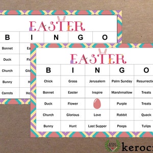 CONJUNTO DE TARJETAS DE BINGO PRINTED