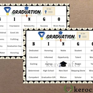 GRADUATION BINGO - 40 KARTEN
