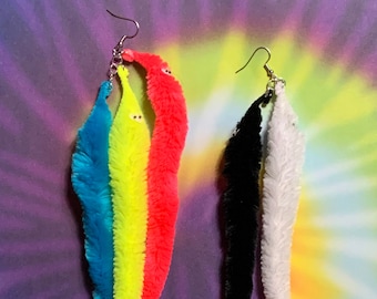 Custom Worm-On-A-String Earrings
