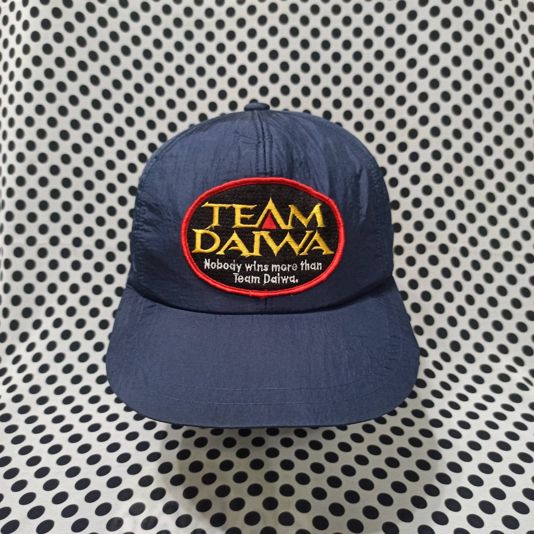 Vintage Team Daiwa Fishing Cap Hat, Daiwa Equipment Wear, Outdoor  Streetwear Swag, Big Patches Hat, Adjustable Fits 