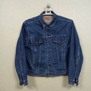 Vintage 80's Levi's Trucker Denim Jacket 70506-0216 - Etsy