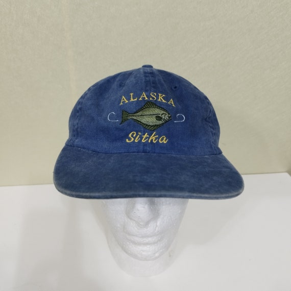 Vintage Rare Fish Head Fishing Cap Hat Snapback 