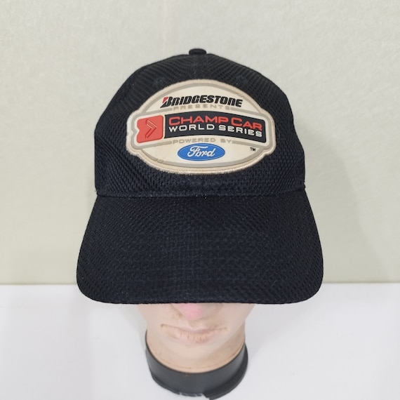 Vintage Bridgestone Ford Champ Car Cap Hat, Motor… - image 1