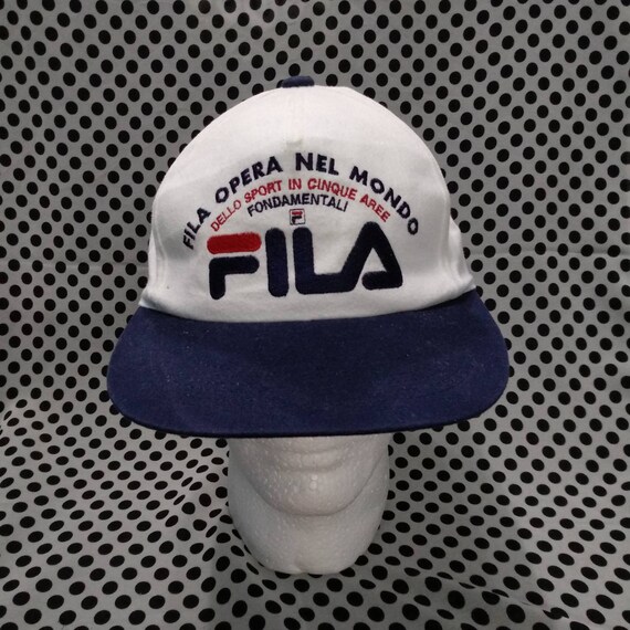 Vintage FILA Cap Hat Spell Out Outdoor 