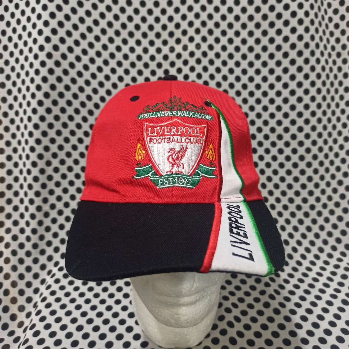 Vintage Liverpool Football Club Cap Hat Embroidered Big Logo Etsy