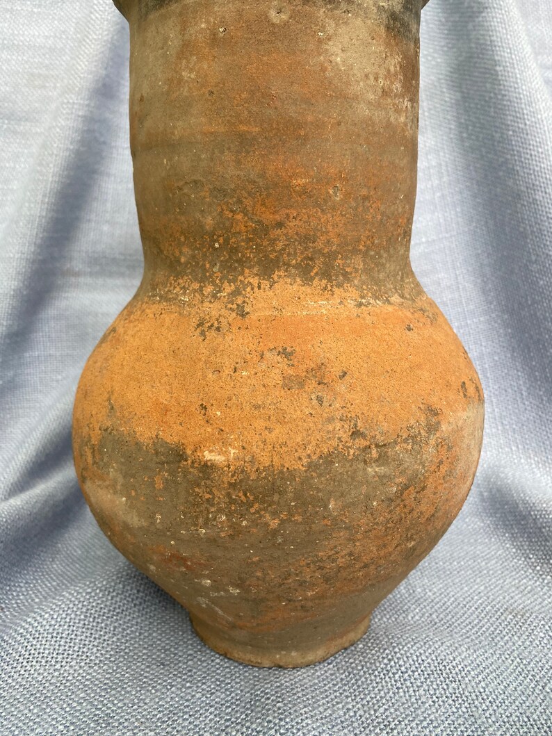 Primitive clay vase, clay pots, Rustic ceramic bowl, Traditional ceramic pitcher, wabi-sabi ceramic jug, ceramic potter Home decor interior image 6
