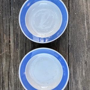 Vintage plates porcelain, old dinner plates, beautiful vintage plates blue strays, Porcelain USSR 70-s Vintage style, Farmhouse table decor
