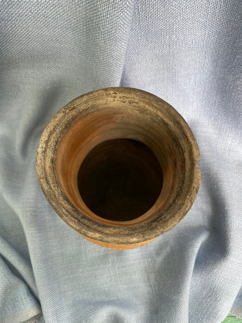 Primitive clay vase, clay pots, Rustic ceramic bowl, Traditional ceramic pitcher, wabi-sabi ceramic jug, ceramic potter Home decor interior image 7