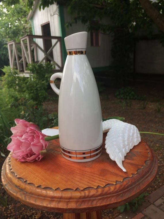 Small White Vase Times Of Soviet Union Soviet Era Porcelain Etsy