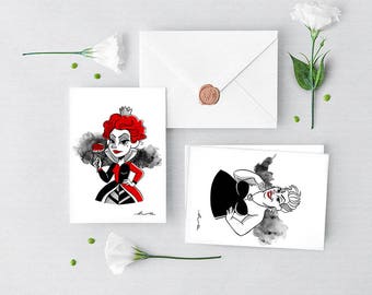 Set of 7 postcards from the Collection: the bad