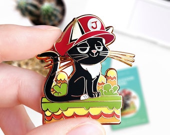 Pin's If Jackson were Mario, Hard Enamel, Golden