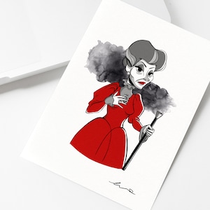 Carte Postale Lady Trémaine | Collection Les Vilaines
