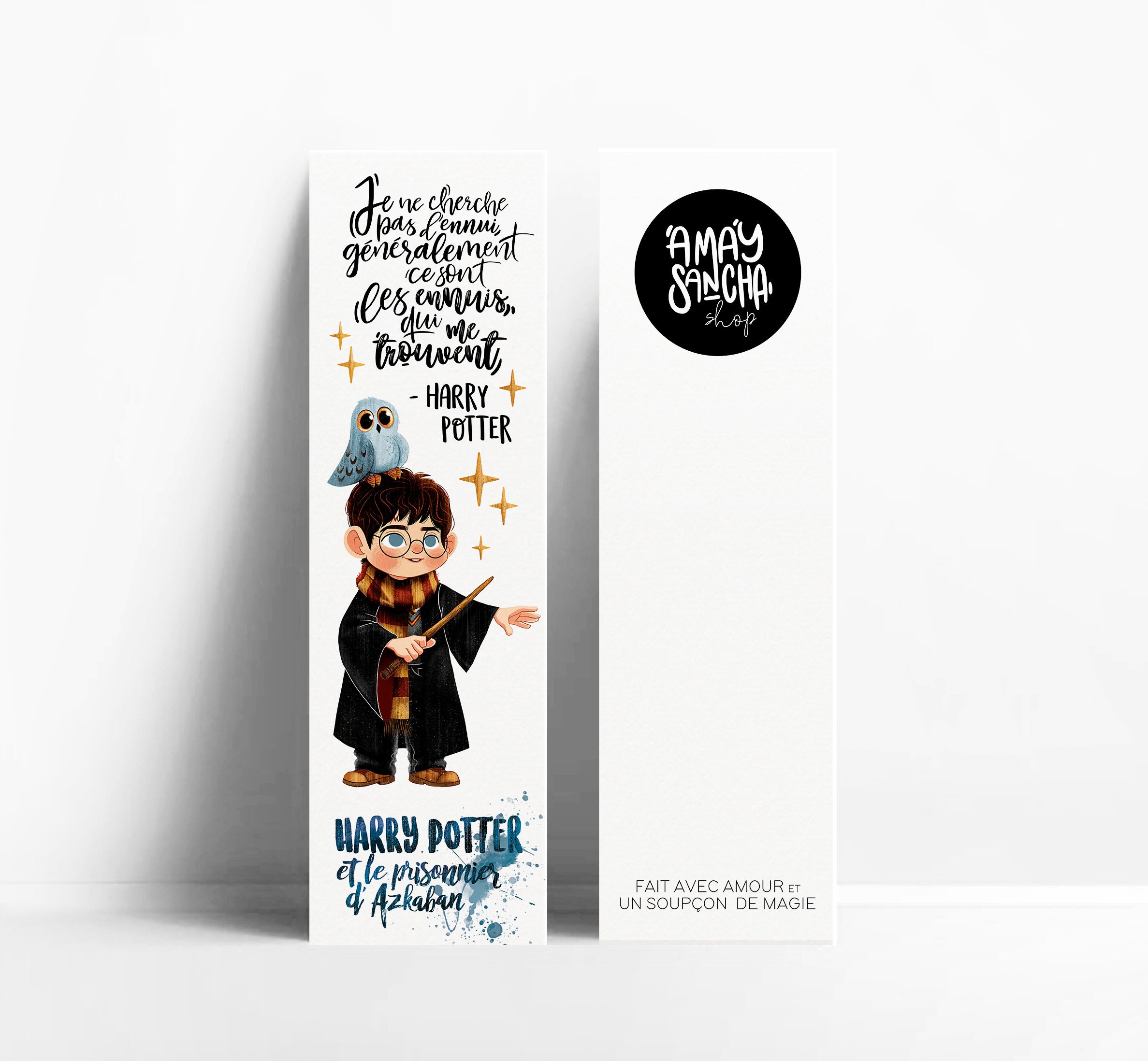 Harry Bookmarks Quote In French Or English Of Your Choice Etsy Canada