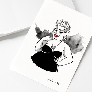 Carte Postale Ursula | Collection Les Vilaines