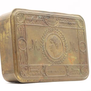 1914年製 アンティーク 英国王女プリンセス・メアリーから贈られたクリスマス缶 1914 christmas tin - Etsy 日本