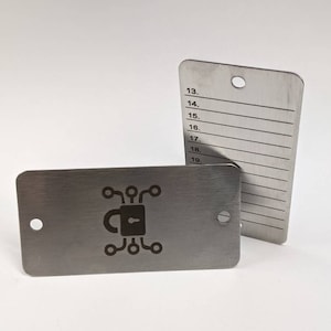 Crypto seed stainless steel hardware wallet