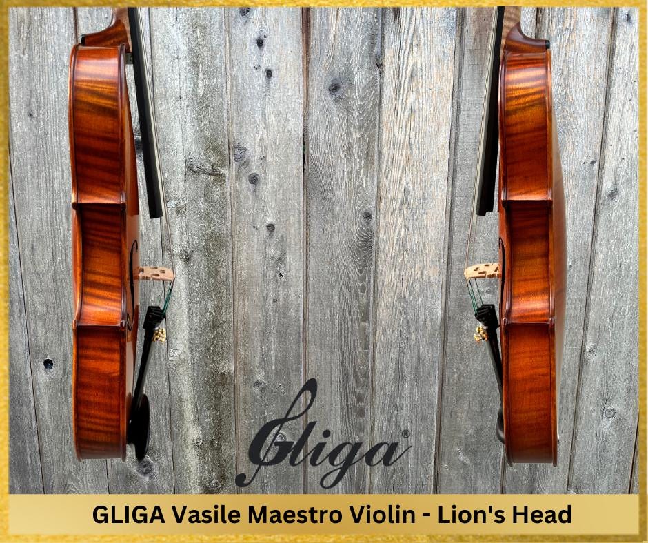 【最上位 新品】Gliga Vasile Maestro バイオリン 4/4 4/4 Full-Size Master Gliga Vasile Violin | GLIGA Handmade In